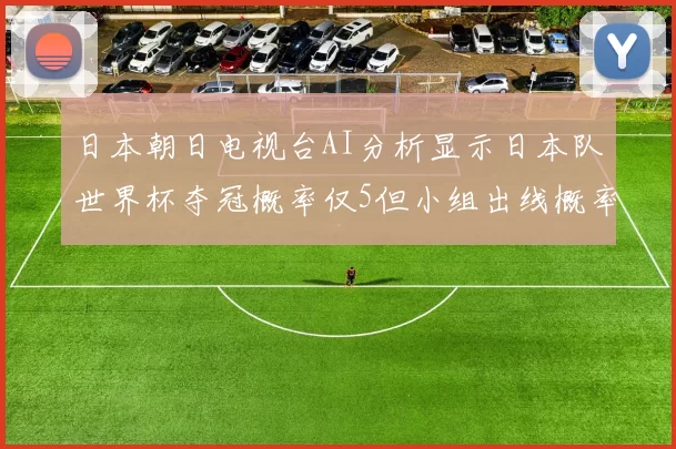 日本朝日电视台AI分析显示日本队世界杯夺冠概率仅5但小组出线概率高达73